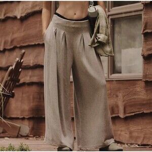 Anthropologie Daily Practice Fifth Position High Rise Trouser Wide Leg Small